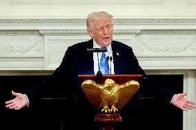 Trump Hosts Families of Fallen Officers, Announces Russia-Ukraine Peace Talks