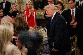 Trump Hosts Families of Fallen Officers, Announces Russia-Ukraine Peace Talks