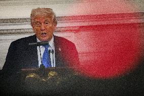 Trump Hosts Families of Fallen Officers, Announces Russia-Ukraine Peace Talks