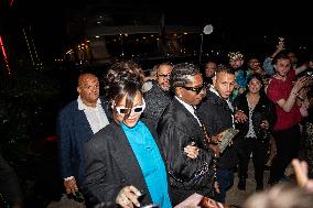 Cannes - Rihanna and Asap Rocky leaving A Party