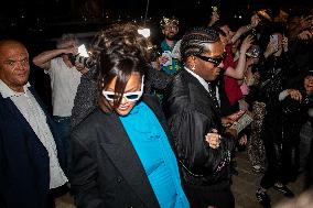 Cannes - Rihanna and Asap Rocky leaving A Party