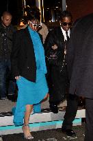 Cannes - Rihanna and Asap Rocky leaving A Party