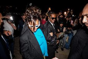 Cannes - Rihanna and Asap Rocky leaving A Party