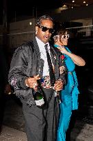 Cannes - ASAp Rocky And Rihanna Arrive At The Ray-Ban Party