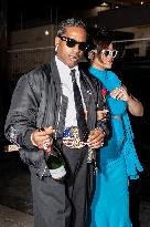 Cannes - ASAp Rocky And Rihanna Arrive At The Ray-Ban Party