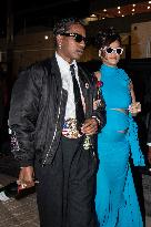 Cannes - ASAp Rocky And Rihanna Arrive At The Ray-Ban Party