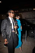 Cannes - ASAp Rocky And Rihanna Arrive At The Ray-Ban Party