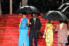 Cannes - Rihanna And Asap Rocky Leaving the Highest 2 Lowest Screening