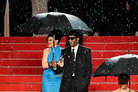 Cannes - Rihanna And Asap Rocky Leaving the Highest 2 Lowest Screening