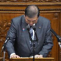 Japan PM Ishiba at parliament