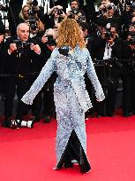 Cannes - Isabelle Huppert At Highest 2 Lowest Red Carpet