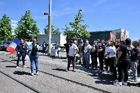 Demonstration of Angry Showmen - Strasbourg