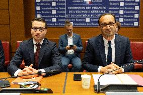 Hearing of Pierre-Edouard Sterin at the National Assembly - Paris