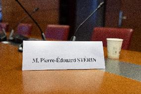 Hearing of Pierre-Edouard Sterin at the National Assembly - Paris