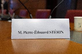 Hearing of Pierre-Edouard Sterin at the National Assembly - Paris