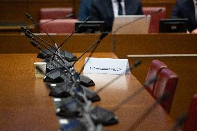 Hearing of Pierre-Edouard Sterin at the National Assembly - Paris