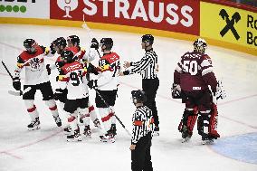 ICE HOCKEY WC LATVIA-AUSTRIA