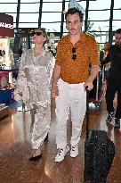 Cannes Rupert Friend At Nice Airport JR