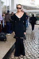 Cannes Romee Strijd is spotted at Hotel Martinez MP