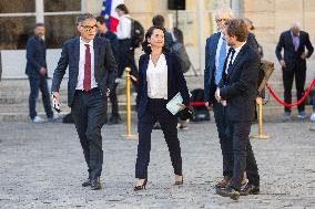 Members of Socialist Party At Matignon - Paris