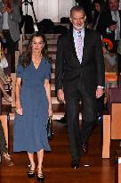 Spanish Royal Couple At Madrid Press Association Awards Ceremony - Spain