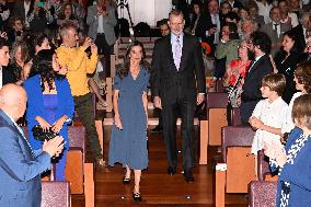 Spanish Royal Couple At Madrid Press Association Awards Ceremony - Spain