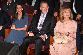 Spanish Royal Couple At Madrid Press Association Awards Ceremony - Spain