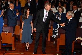 Spanish Royal Couple At Madrid Press Association Awards Ceremony - Spain
