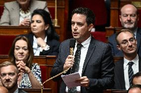 Questions to the government at the National Assembly in Paris FA
