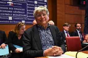 Hearing of French Culture Minister Rachida Dati before the finance committee in Paris - FA