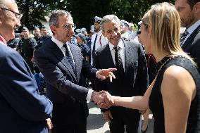 Ceremony in tribute to late policewoman Aurelie Fouquet - Villiers-sur-Marne