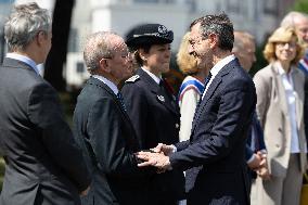 Ceremony in tribute to late policewoman Aurelie Fouquet - Villiers-sur-Marne