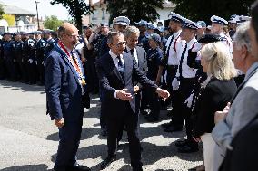 Ceremony in tribute to late policewoman Aurelie Fouquet - Villiers-sur-Marne