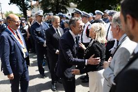 Ceremony in tribute to late policewoman Aurelie Fouquet - Villiers-sur-Marne