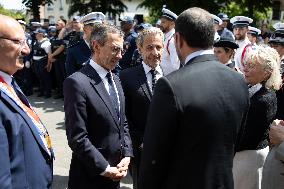 Ceremony in tribute to late policewoman Aurelie Fouquet - Villiers-sur-Marne