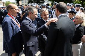 Ceremony in tribute to late policewoman Aurelie Fouquet - Villiers-sur-Marne