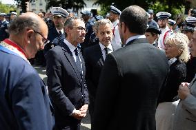 Ceremony in tribute to late policewoman Aurelie Fouquet - Villiers-sur-Marne