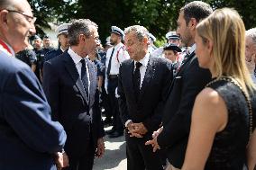 Ceremony in tribute to late policewoman Aurelie Fouquet - Villiers-sur-Marne