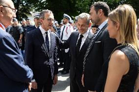 Ceremony in tribute to late policewoman Aurelie Fouquet - Villiers-sur-Marne