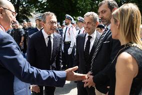 Ceremony in tribute to late policewoman Aurelie Fouquet - Villiers-sur-Marne