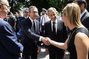 Ceremony in tribute to late policewoman Aurelie Fouquet - Villiers-sur-Marne