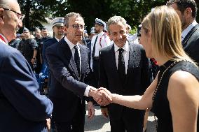 Ceremony in tribute to late policewoman Aurelie Fouquet - Villiers-sur-Marne