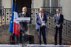 Ceremony in tribute to late policewoman Aurelie Fouquet - Villiers-sur-Marne