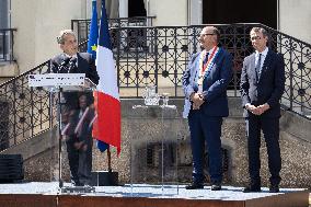 Ceremony in tribute to late policewoman Aurelie Fouquet - Villiers-sur-Marne