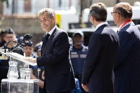 Ceremony in tribute to late policewoman Aurelie Fouquet - Villiers-sur-Marne