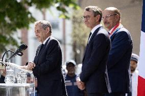 Ceremony in tribute to late policewoman Aurelie Fouquet - Villiers-sur-Marne