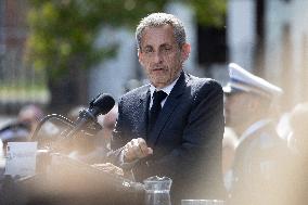 Ceremony in tribute to late policewoman Aurelie Fouquet - Villiers-sur-Marne
