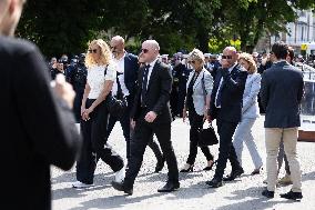 Ceremony in tribute to late policewoman Aurelie Fouquet - Villiers-sur-Marne