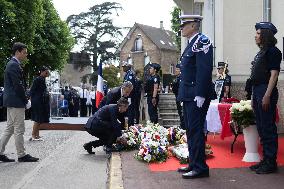 Ceremony in tribute to late policewoman Aurelie Fouquet - Villiers-sur-Marne