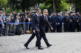 Ceremony in tribute to late policewoman Aurelie Fouquet - Villiers-sur-Marne